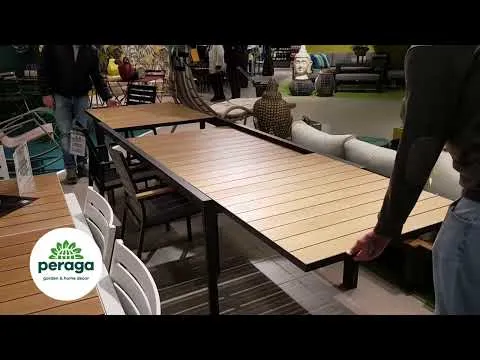 OFFERTA TAVOLO BELMAR ALLUNGABILE 100X160/240CM ANTRACITE +4 POLTRONE DUCA GRAFITE/NERO