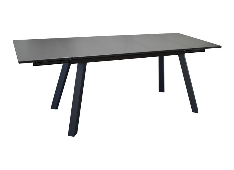 OFFERTA TAVOLO AGRA ALLUNGABILE 150/200/250X90 GRAFITE +4 POLTRONA DUCA GRAFITE/NERO