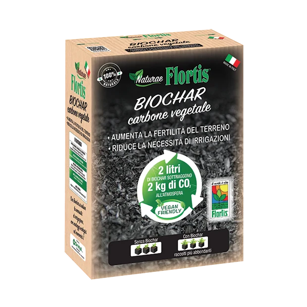 BIOCHAR CARBONE VEGETALE 2 LITRI