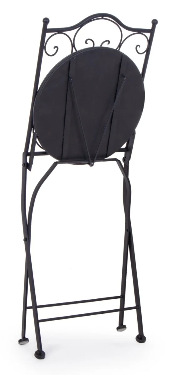 SET TAVOLO DA GIARDINO PALOMA D.60CM + 2 SEDIE PIEGHEVOLI PALOMA