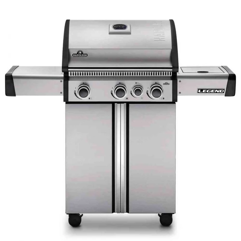 BARBECUE A GAS LEGEND 410 CON 3 BRUCIATORI E 1 FORNELLO 14,4 KW