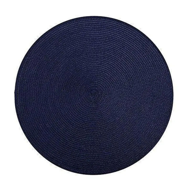 TOVAGLIETTA AMERICANA ROTONDA 38CM BLU