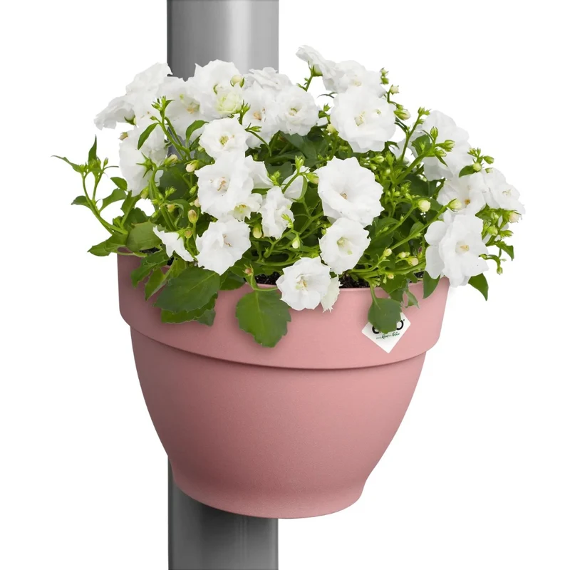 VASO VIBIA CAMPANA DRAINPIPE CLICKER 22CM DUSTY PINK ROSA
