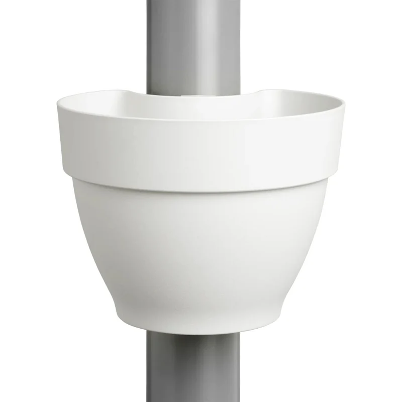 VASO VIBIA CAMPANA DRAINPIPE CLICKER 22CM BIANCO