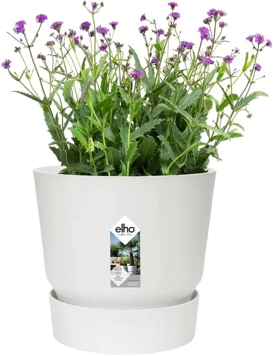VASO GREENVILLE ROUND 14CM BIANCO