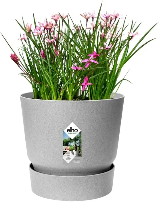 VASO GREENVILLE ROUND 14CM LIVING CONCRETE