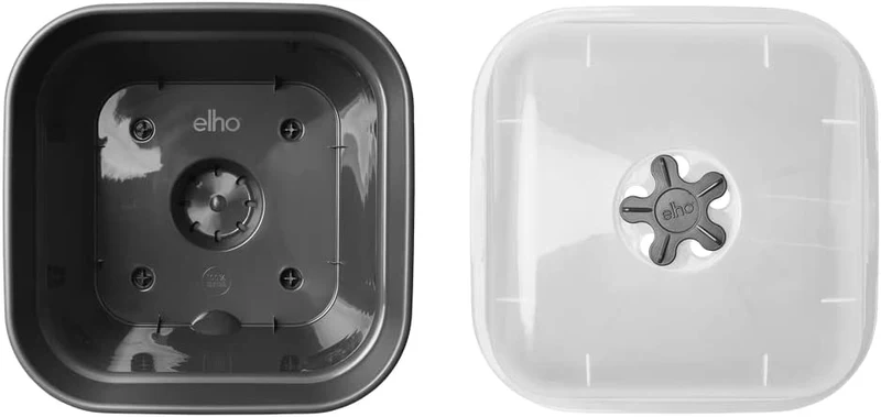 VASO DA COLTURA GREEN BASICS GROWPOT SQUARE ALLIN1 20CM LIVING BLACK