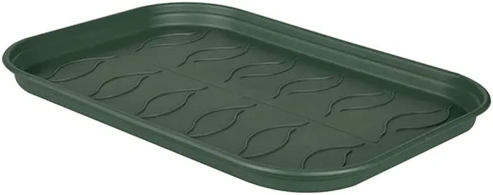 SOTTOVASO GREEN BASICS GROW TRAY SAUCER S LEAF GREEN