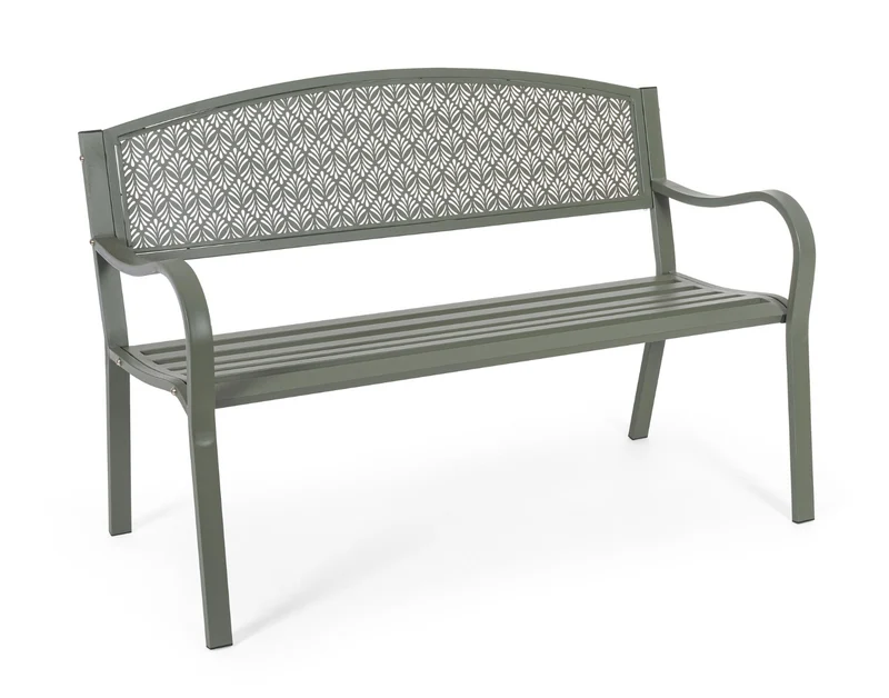 PANCA LIZETTE VERDE SCURO 123X55XH84CM