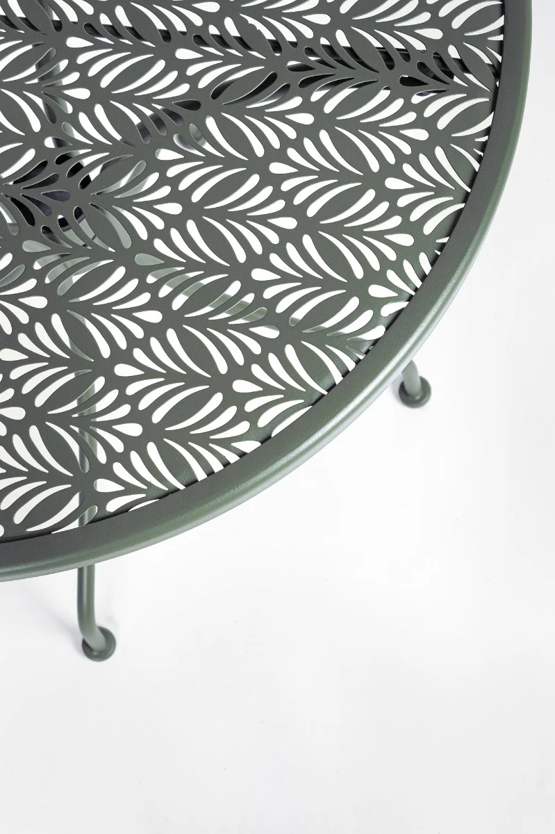 TAVOLO DA GIARDINO LIZETTE VERDE SCURO 60CM