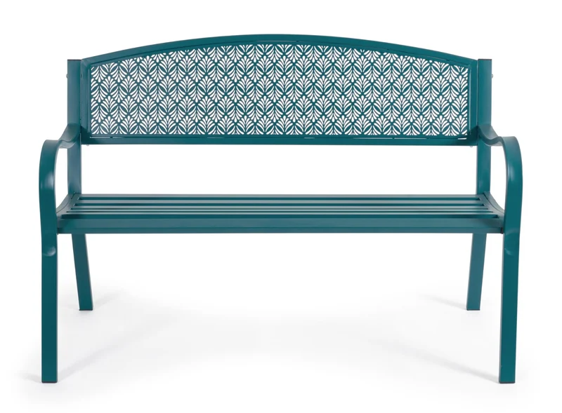 PANCA LIZETTE BLU OCEAN 123X55XH84CM