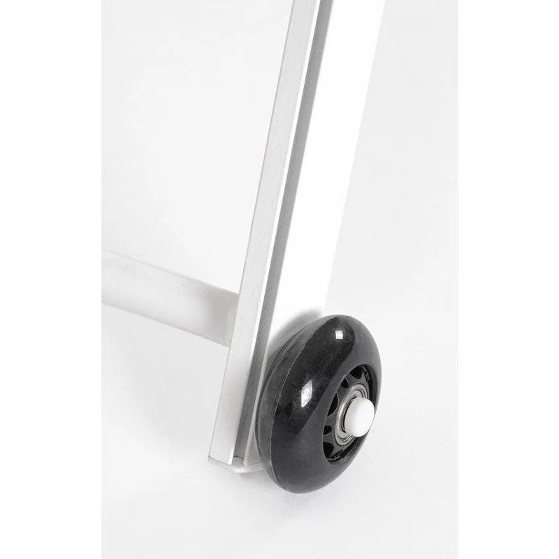 LETTINO PRENDISOLE RECLINABILE CON RUOTE TAYLOR BIANCO