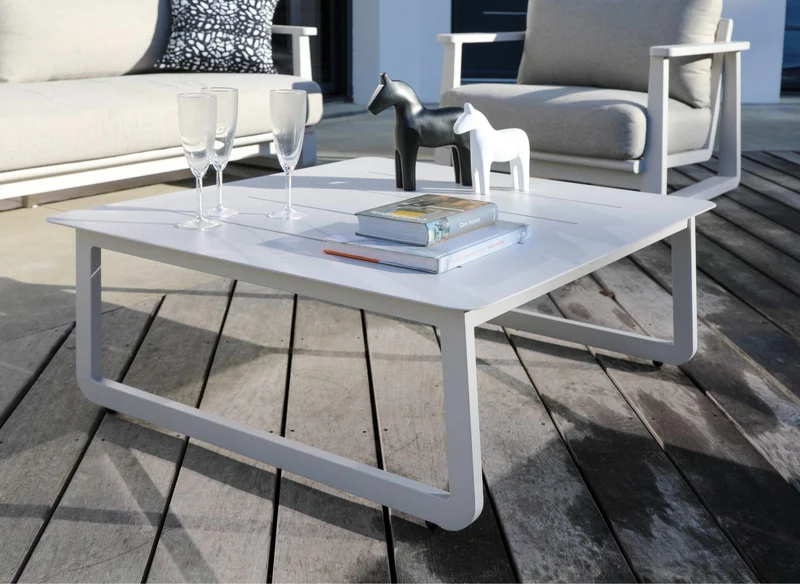 SALOTTO DA GIARDINO LEATHER CREMA