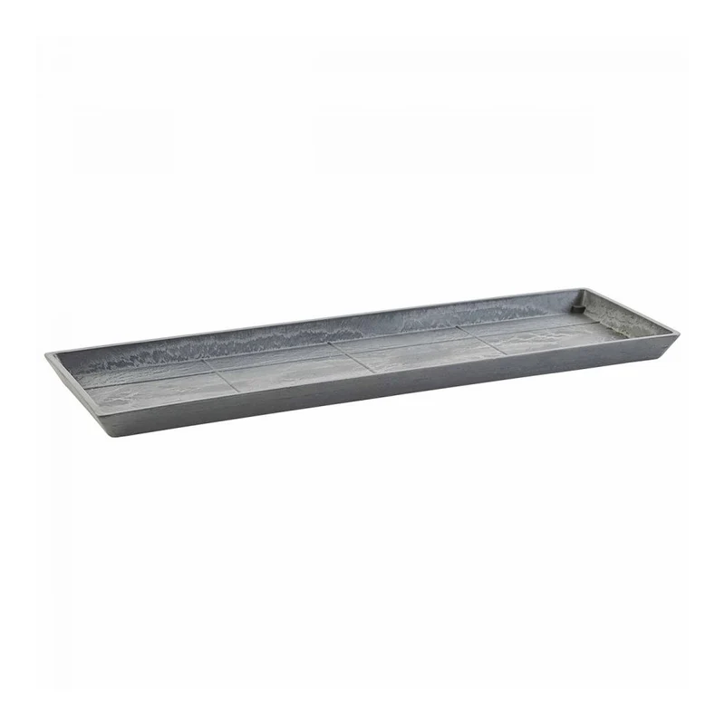 SOTTOVASO RETTANGOLARE GRIGIO 55CM