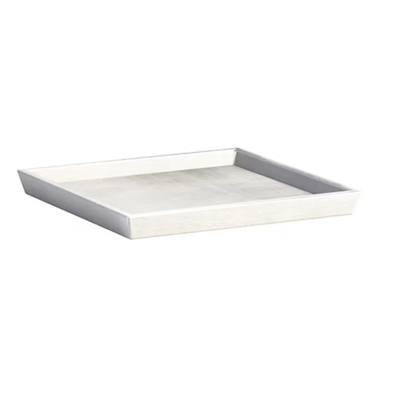SOTTOVASO QUADRATO GRIGIO CHIARO 40CM