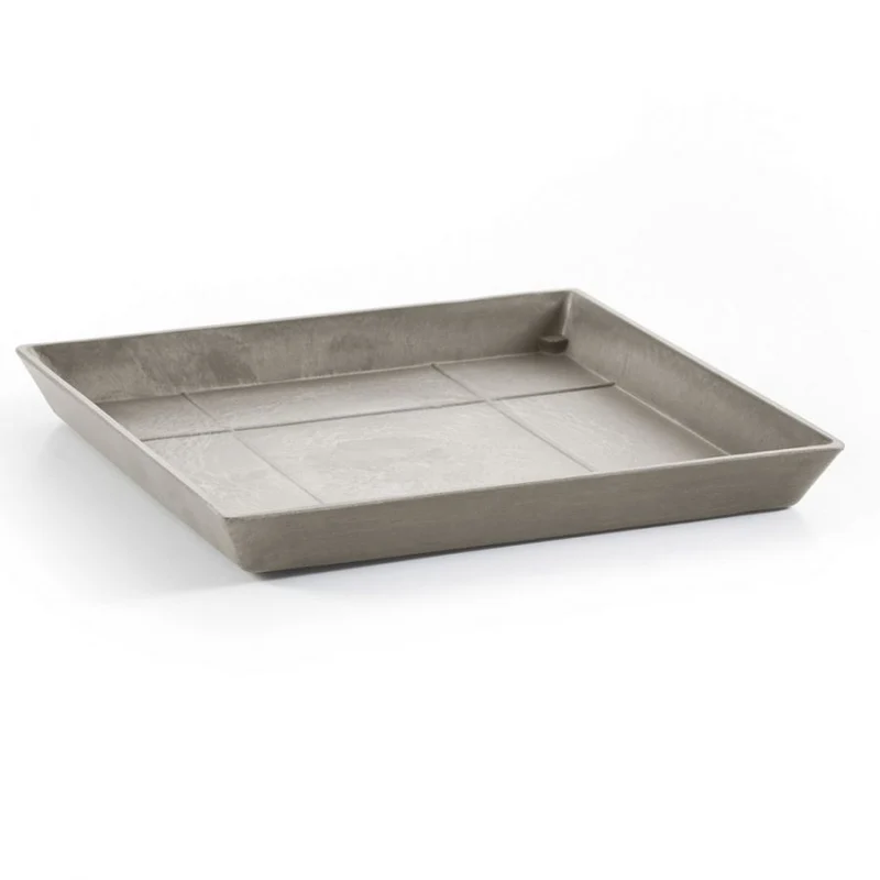 SOTTOVASO QUADRATO ROTTERDAM TAUPE 28CM