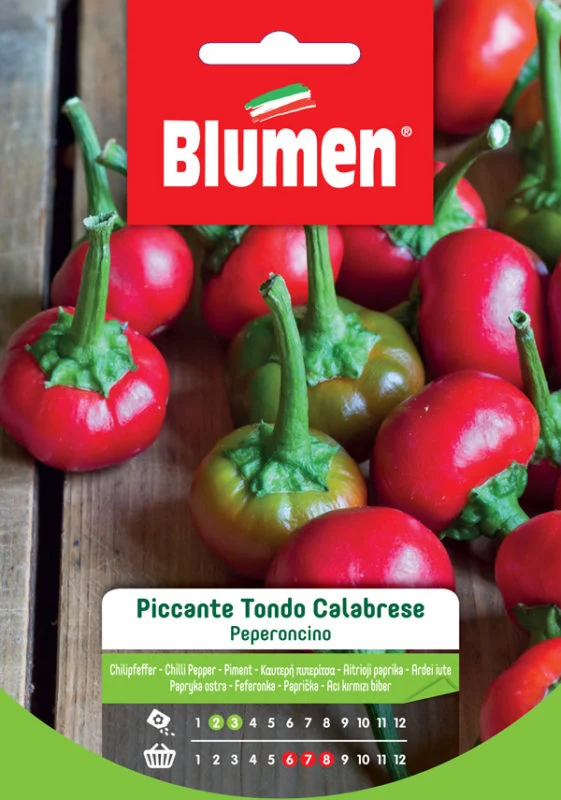 SEMI PEPERONCINO TONDO PICCANTE CALABRESE