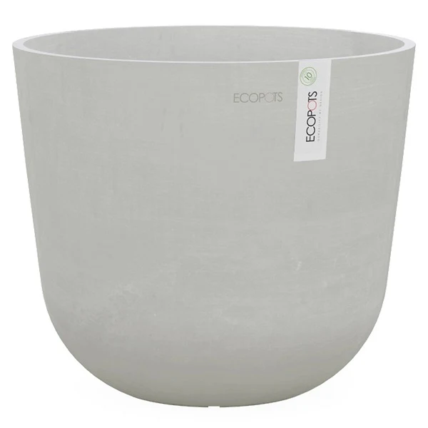VASO ROTONDO OSLO GRIGIO CHIARO D 35XH30CM