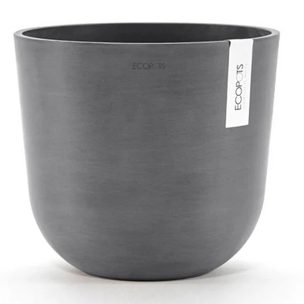 VASO ROTONDO OSLO GRIGIO D 35XH30CM