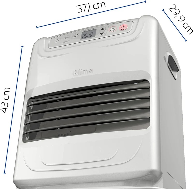 STUFA PORTATILE QLIMA SRE 3531 TC-2 ARGENTO