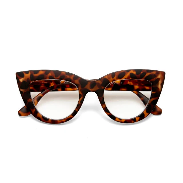 OCCHIALE MODELLO GATTO BIG FRAME TARTARUGA GRADAZ. 3.00