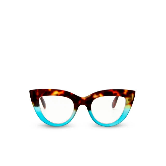 OCCHIALE MODELLO GATTO LITE SOFT TOUCH HAVANA BLUE GRADAZ. 2.00