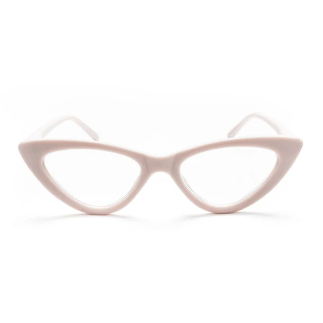 OCCHIALE DA LETTURA A GATTO 3.00 BIANCO - CAT EYE