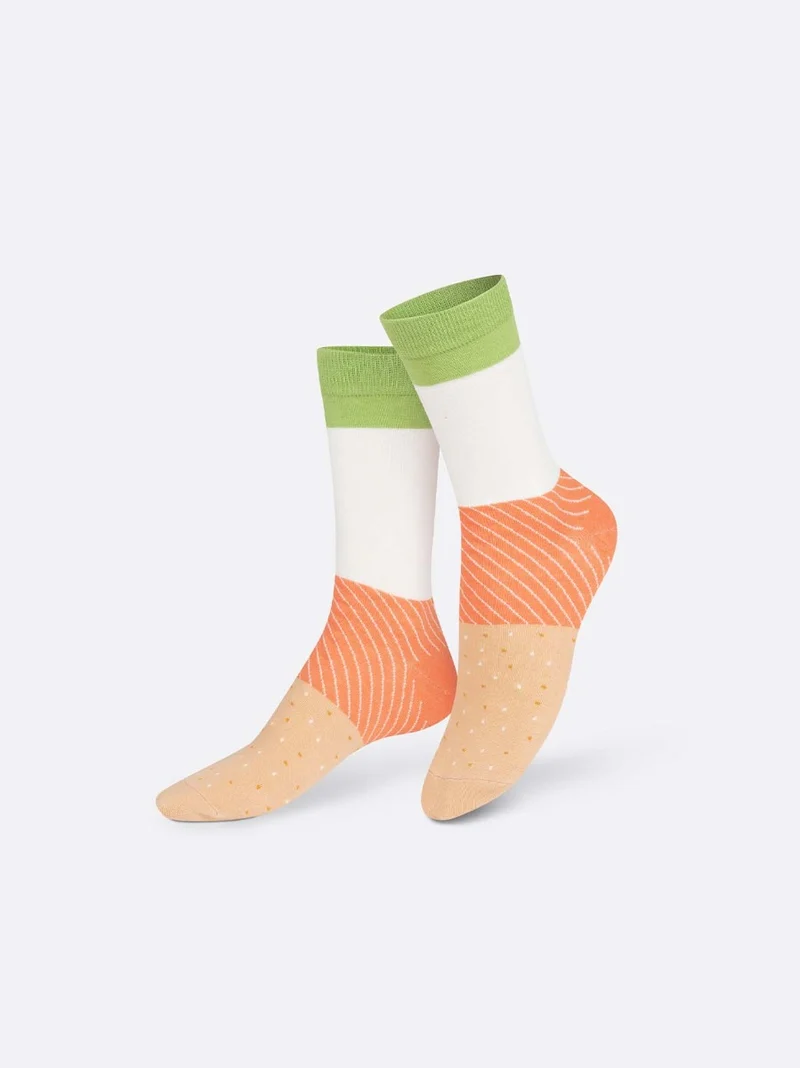 CALZE UNISEX CON BAGEL DI SALMONE EAT MY SOCKS